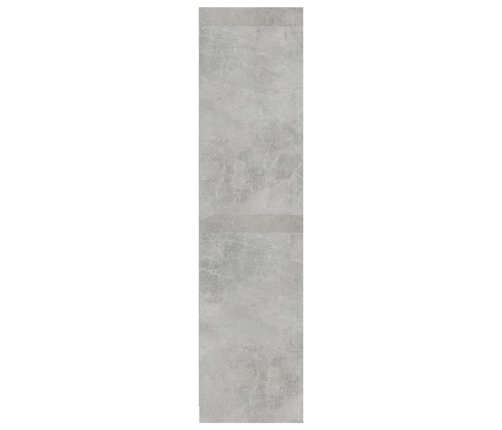 Armario de madera contrachapada gris hormigón 100x50x200 cm