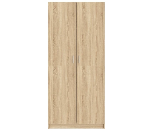 Armario de madera contrachapada roble Sonoma 80x52x180 cm