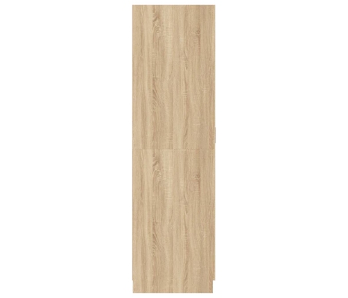 Armario de madera contrachapada roble Sonoma 80x52x180 cm