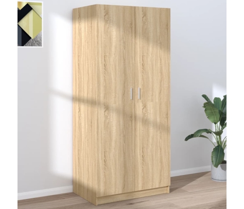 Armario de madera contrachapada roble Sonoma 80x52x180 cm