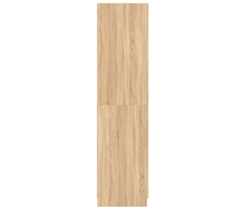 Armario de madera contrachapada color roble Sonoma 90x52x200 cm