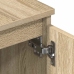 Mueble TV madera contrachapada color roble Sonoma 140x40x35,5cm