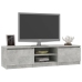 vidaXL Mueble de TV madera contrachapada gris hormigón 140x40x35,5 cm