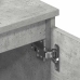 Mueble de TV madera contrachapada gris hormigón 140x40x35,5 cm