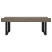 Mesa de centro MDF y hierro gris y negro 120x60x40 cm