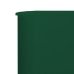 Paravientod de playa de 3 paneles tela verde 400x160 cm