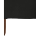 Paravientos de playa de 3 paneles tela negro 400x160 cm