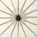 Sombrilla colgante con palo de aluminio blanco 3 m