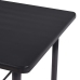 Mesa alta de cocina MDF negro 120x60x110 cm