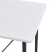 Mesa alta de cocina MDF blanco 120x60x110 cm