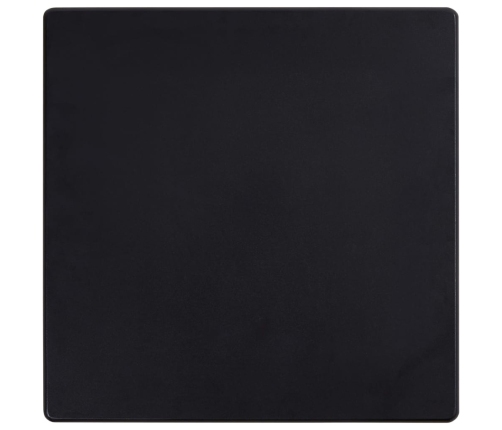 Mesa alta de cocina MDF negro 60x60x111 cm