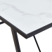 Mesa de comedor de vidrio templado blanco 140x70x75 cm