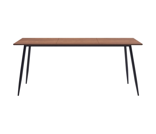 Mesa de comedor de MDF marrón 180x90x75 cm