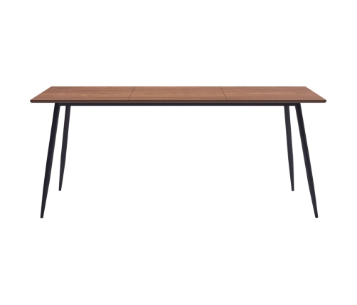 Mesa de comedor de MDF marrón 200x100x75 cm