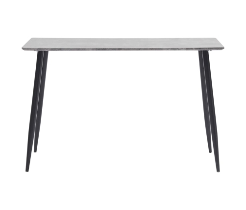 Mesa de comedor de MDF gris 120x60x75 cm