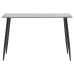 Mesa de comedor de MDF gris 120x60x75 cm