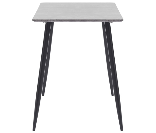 Mesa de comedor de MDF gris 120x60x75 cm