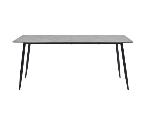 Mesa de comedor de MDF gris 200x100x75 cm