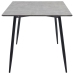 Mesa de comedor de MDF gris 200x100x75 cm