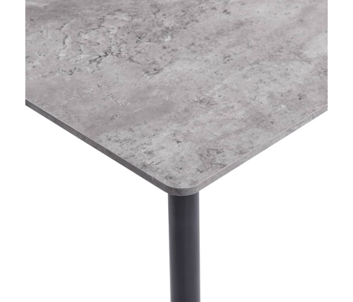 Mesa de comedor de MDF gris 200x100x75 cm