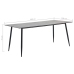 Mesa de comedor de MDF gris 200x100x75 cm