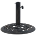 Base de sombrilla de hierro fundido negro y bronce 9 kg 40 cm