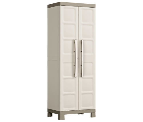 Keter Armario de almacenaje con estantes Excellence beige taupe 182 cm