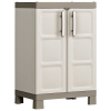 Keter Armario bajo almacenaje Excellence beige y taupe 97 cm