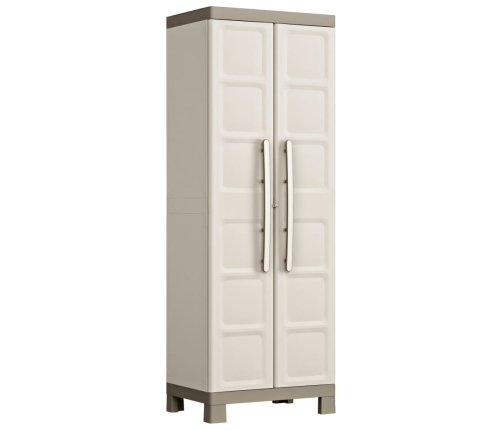 Keter Armario almacenaje multiusos Excellence beige y taupe 182 cm