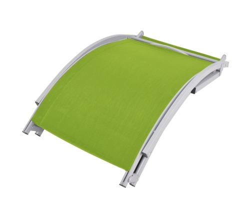 vidaXL Tumbonas plegables 2 unidades textilene verde