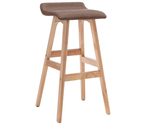 Taburete de cocina tela gris taupe