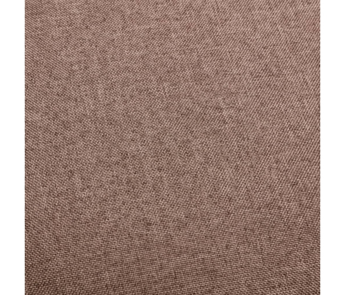 Taburete de cocina tela gris taupe