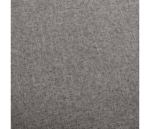Taburetes de cocina 2 unidades tela gris oscuro