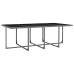 Set comedor de jardín 13 piezas y cojines ratán sintético gris