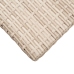 vidaXL Mesa de jardín de ratán sintético beige 110x60x67 cm