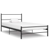 Estructura de cama de metal negro 100x200 cm