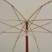 Sombrilla con palo de acero blanco arena 180 cm