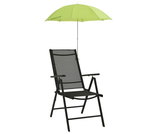 Sombrillas para silla de camping 2 unidades verde 105 cm