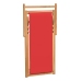 vidaXL Silla de playa plegable madera maciza de teca rojo