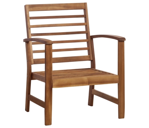 Juego de muebles de jardín 4 piezas madera maciza de acacia