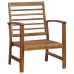 Juego de muebles de jardín 4 piezas madera maciza de acacia