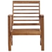 Juego de muebles de jardín 4 piezas madera maciza de acacia