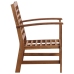 Juego de muebles de jardín 4 piezas madera maciza de acacia