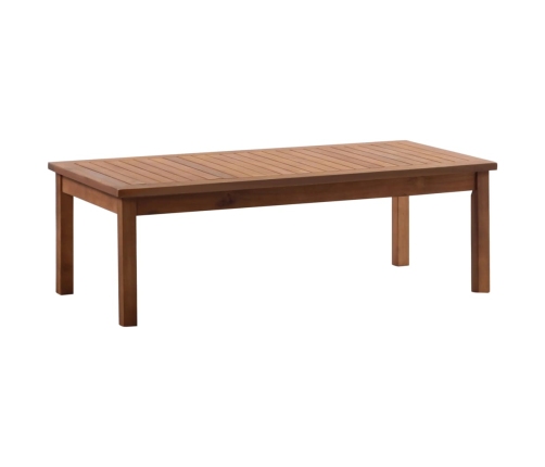 Juego de muebles de jardín 4 piezas madera maciza de acacia