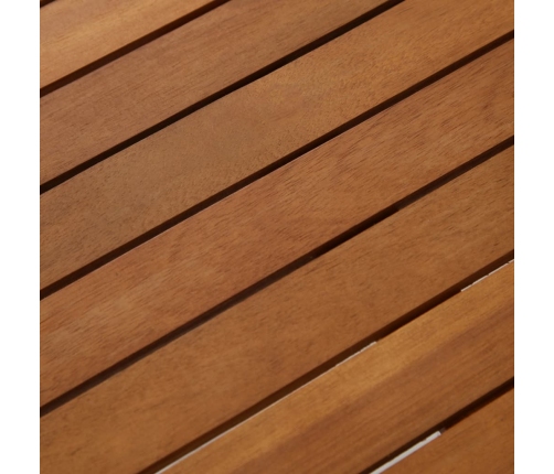 Juego de muebles de jardín 4 piezas madera maciza de acacia