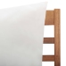 Muebles de jardín 4 piezas con cojines madera maciza de acacia