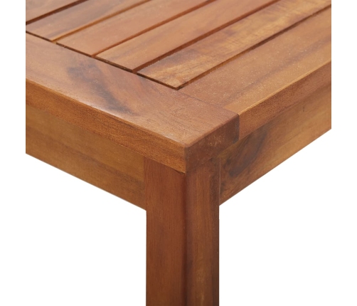 Muebles de jardín 4 piezas con cojines madera maciza de acacia