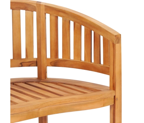 Silla banana de madera maciza de teca