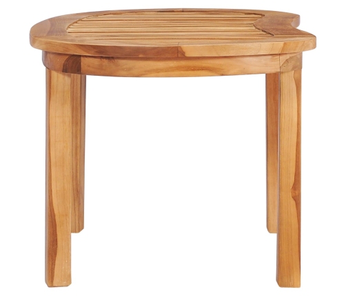 Mesa de centro de madera maciza de teca 90x50x45 cm