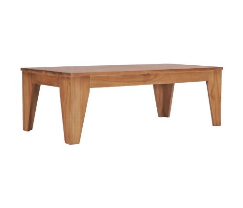 Mesa de centro madera maciza de teca 120x60x40 cm